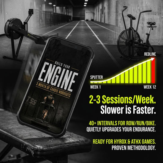 TSS Athletics- "Build your Engine" Cardio training Plan 12 Weeks E-Book